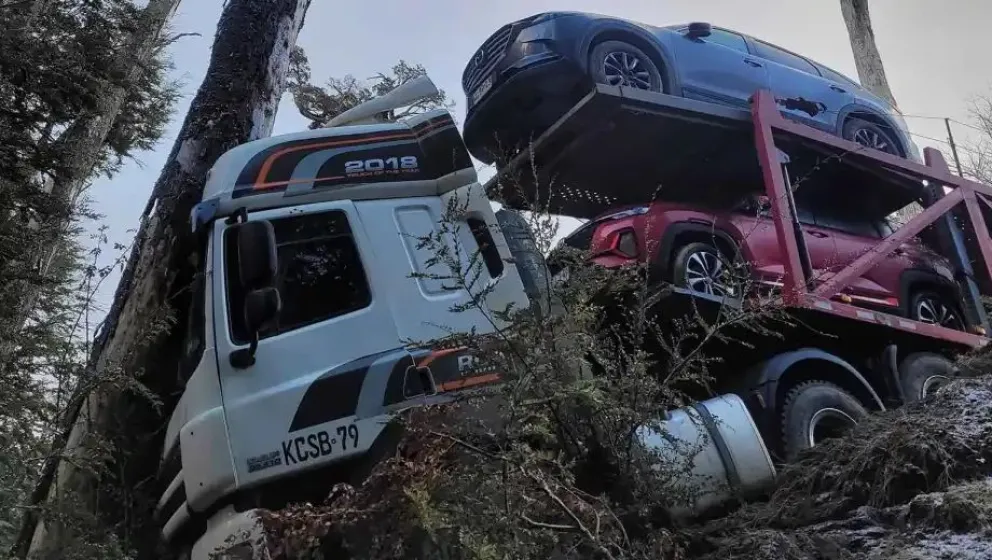 No fue necesario obstaculizar la ruta para el operativo de remoción del camión. 