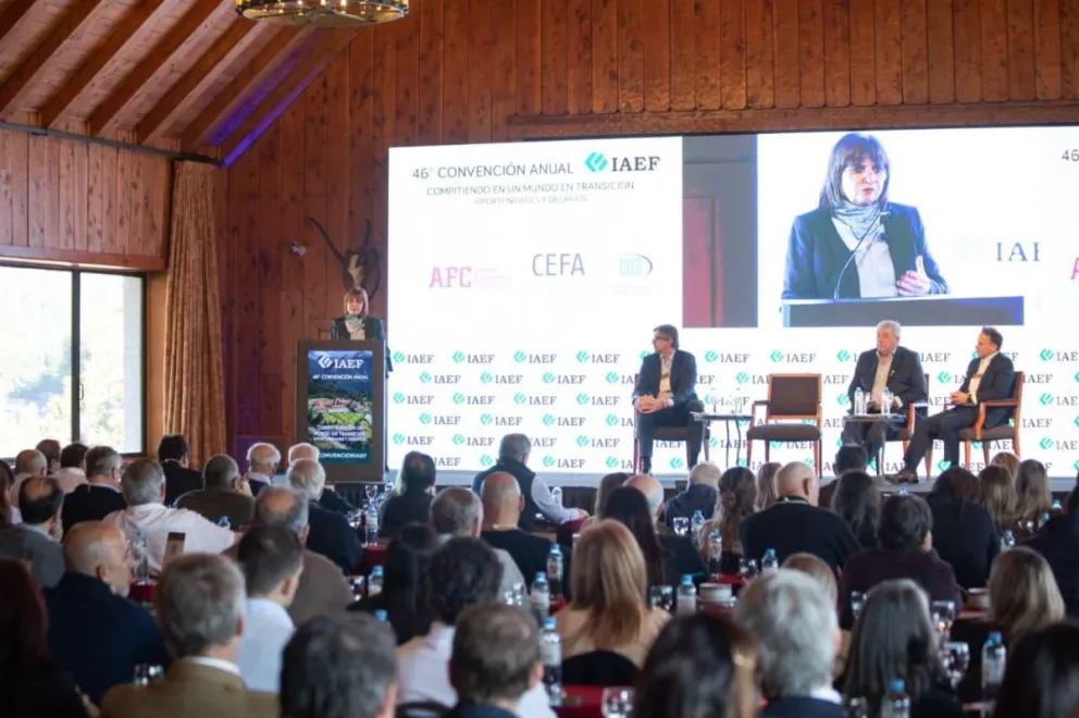 La Ministra inauguró la Convención en Llao Llao. Foto gentileza
