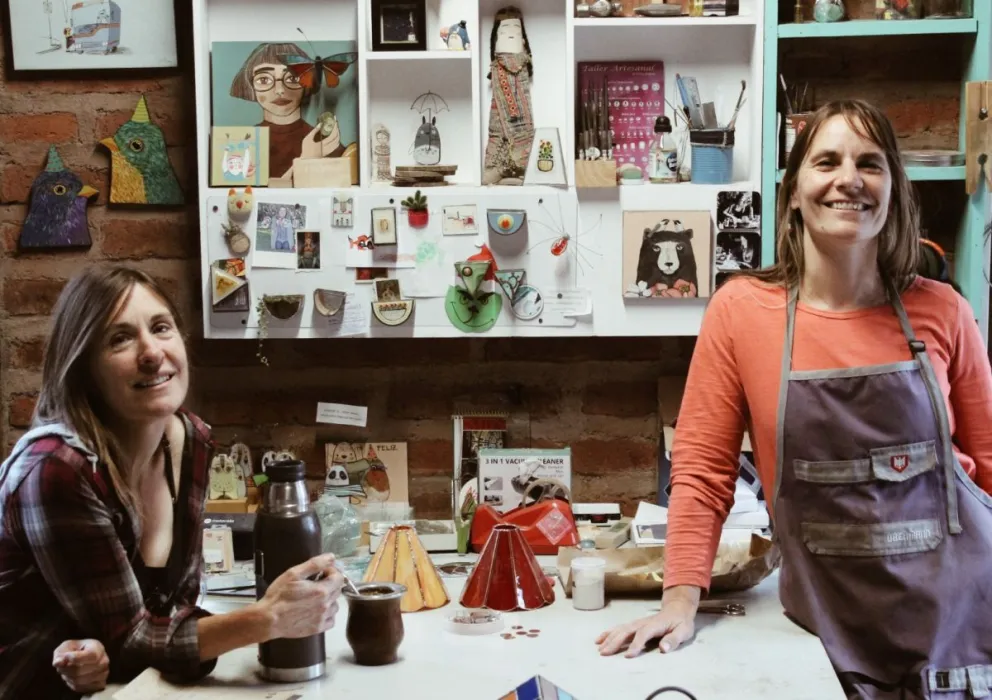 Natalia e Irene Silin comenzaron con un proyecto en conjunto en 2024. Foto: gentileza.