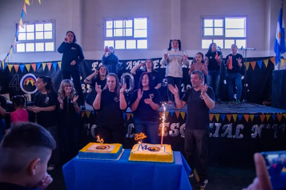 Festejo en comunidad lleno de emociones. Fotos gentileza