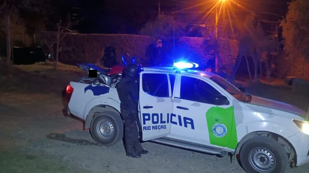Un nuevo operativo policial derivó en el secuestro de una moto. Foto gentileza