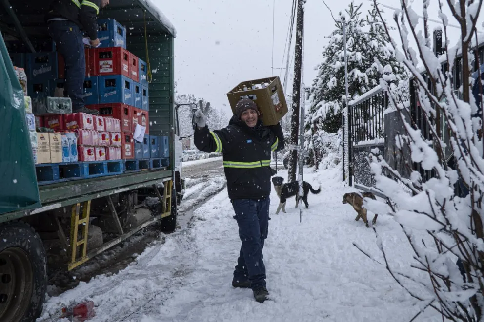 Las postales que dejó la nevada de septiembre. Fotos: Marcelo Martínez.