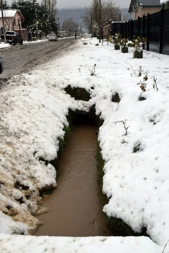 La obra, finalizada recientemente, se puso a prueba en el día de hoy. Foto gentileza.