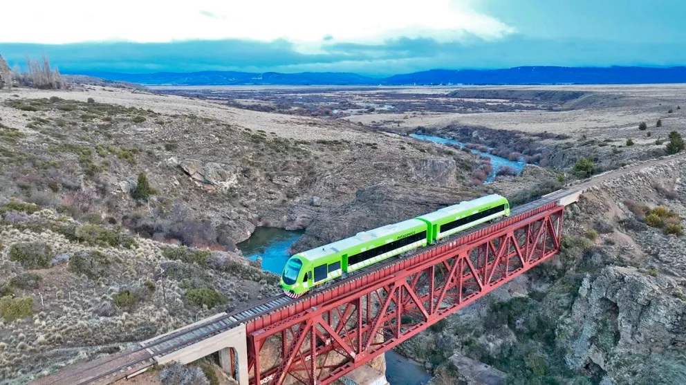 El viaje parte cada sábado desde la estación de Bariloche hacia Perito Moreno. Foto: Gobierno de Río Negro.