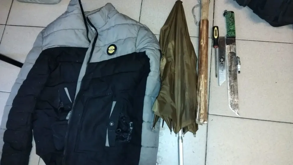 El hecho ocurrió en plena Mitre. Foto: gobierno de Río Negro.