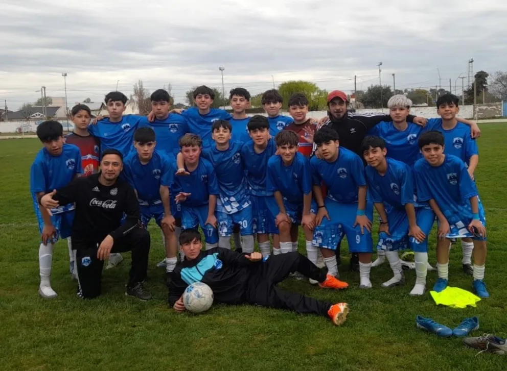 El Sub13 tuvo una muy buena actuación y goleó a Avellaneda. Foto: gentileza.