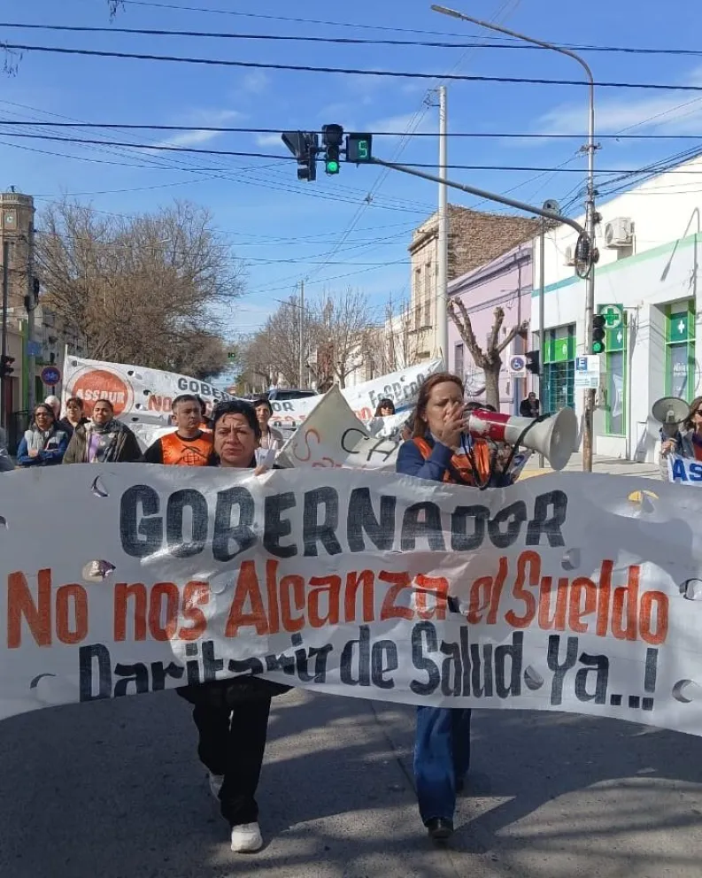 Las concentraciones se replicaron en cada punto de la provincia. Foto gentileza