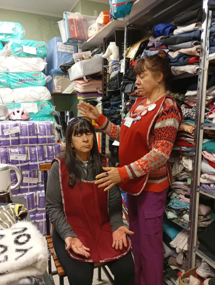 El voluntariado de Reiki es un acto de entrega, de escucha, de presencia. Foto gentileza. 