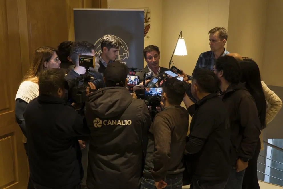 La presentación se hizo junto a referentes de distintos sectores del turismo local. Foto: Marcelo Martínez