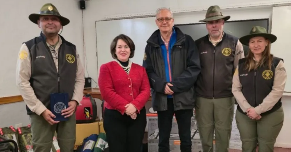 El intercambio permite capacitaciones específicas y la donación de elementos. Foto gentileza. 