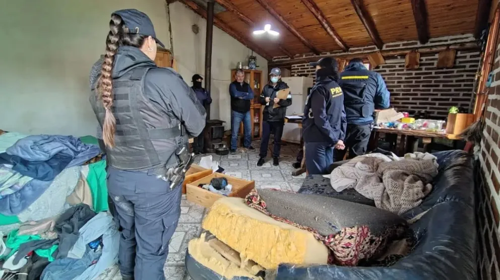 Exitoso operativo permitió el secuestro de varios elementos en la localidad andina. Foto gentileza