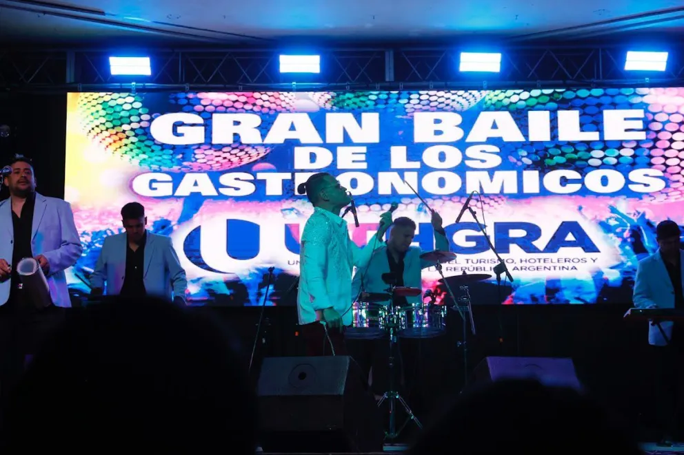 Rasini destacó logros de gestión como la adquisición de 10 hectáreas para un Centro Recreativo Familiar para los afiliados. Fotos: Prensa UTHGRA.