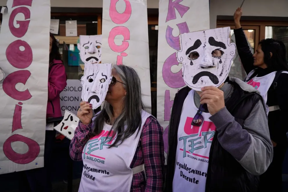 El próximo jueves 22 se verán las caras el gremio y el Gobierno rionegrino. Foto archivo: Marcelo Martínez