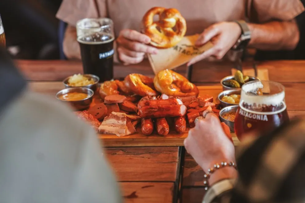 Todo listo para celebrar el Oktoberfest en Bariloche. Foto gentileza. 