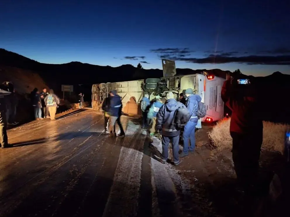 El accidente ocurrió en la fria mañana del 25 de julio de 2023. Foto gentileza. 