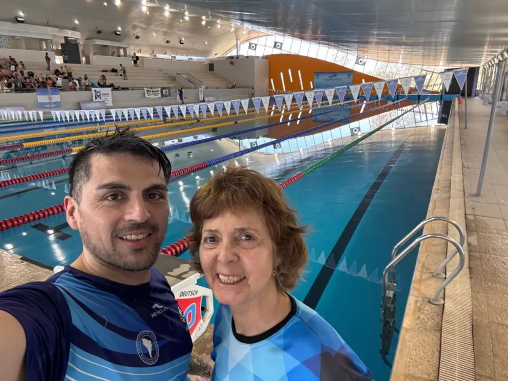 Alejandro y Patricia, otra brillante actuación nacional. Ahora en Santiago del Estero. Fotos: gentileza.