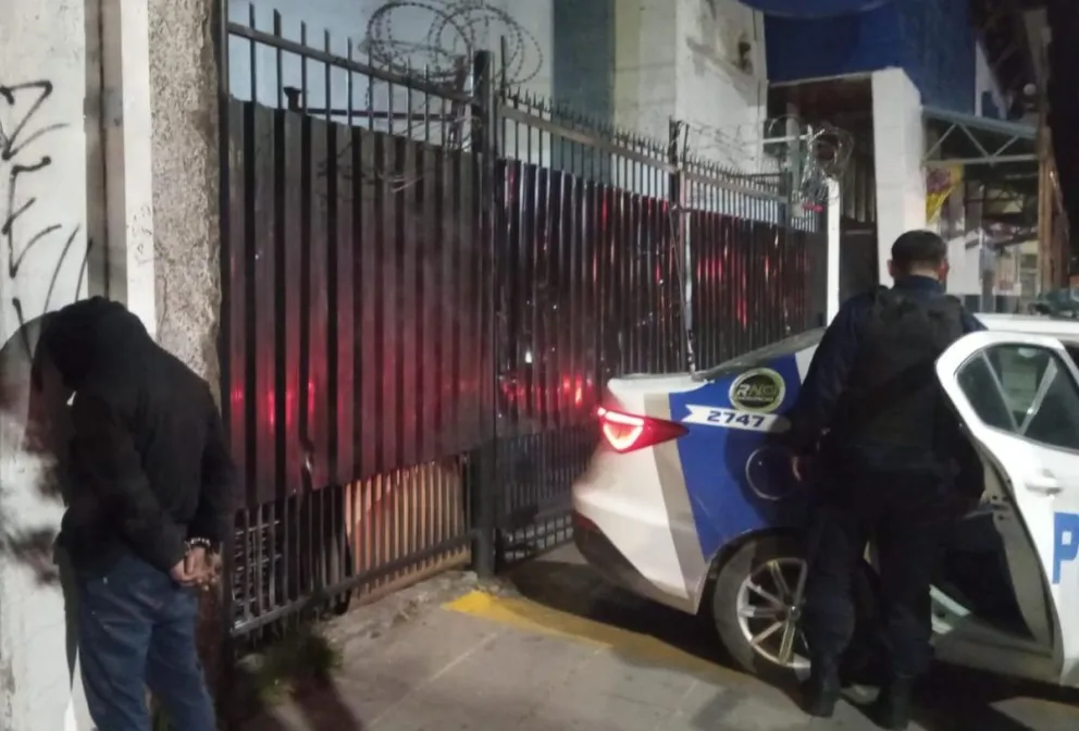 Los delincuentes fueron demorados bajo la caratula de tentativa de robo. Foto: Policía de Río Negro.