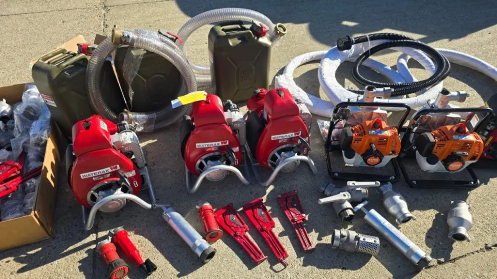 El equipamiento tiene como objetivo reforzar la lucha contra los incendios forestales. Foto: Parque Nacional Nahuel Huapi.