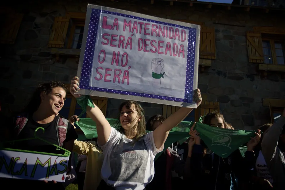 En diciembre de 2020 se sancionó la ley que garantiza el derecho a acceder a abortos de forma legal, segura y gratuita. Foto: Marcelo Martínez