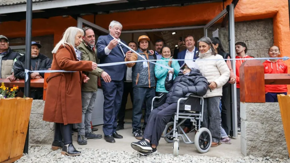 La inauguración se vivió con emoción y alegría. Foto: Municipalidad de Bariloche. 