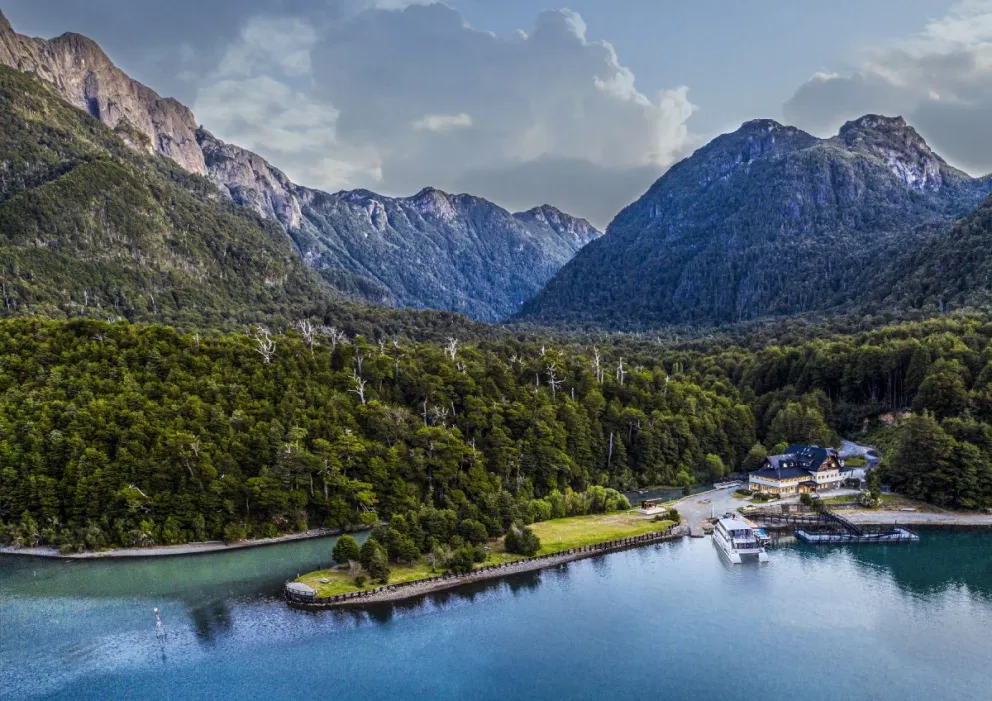 El hotel de Puerto Blest es un lugar único para descansar y disfrutar de la naturaleza. Fotos: gentileza.