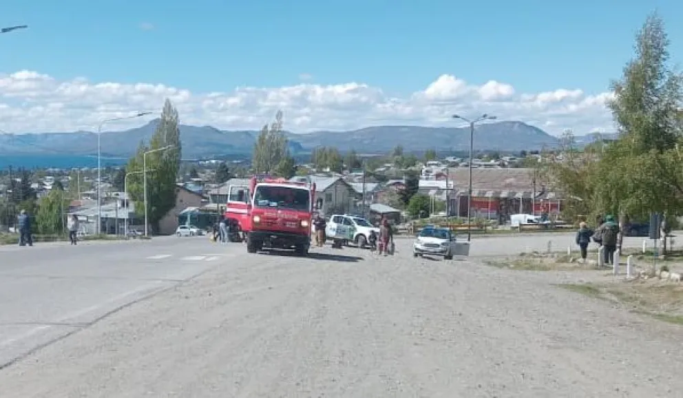 El tránsito permaneció interrumpido en la zona. Foto gentileza