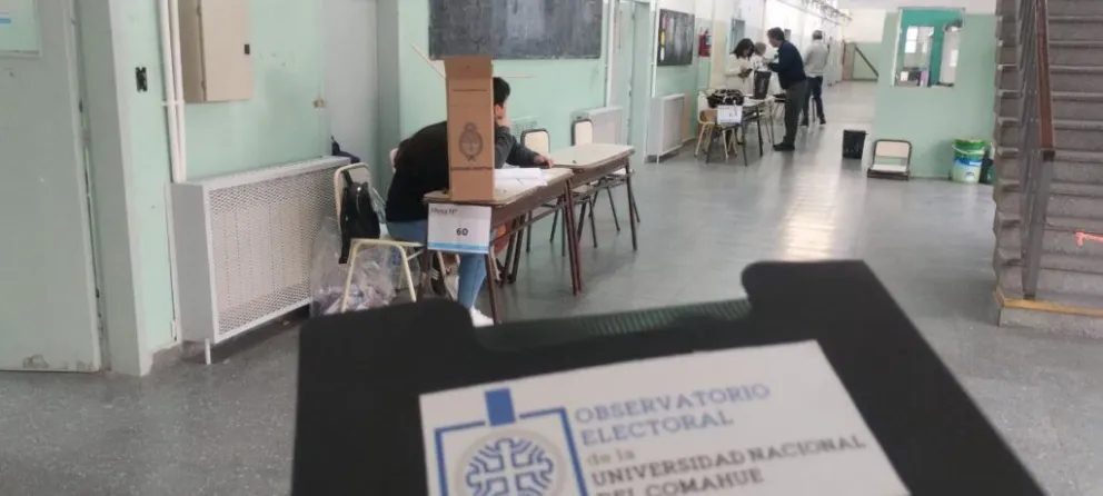El Observatorio Electoral de la Universidad Nacional del Comahue dispone cientos de voluntarios en cada jornada electoral desde 2015.