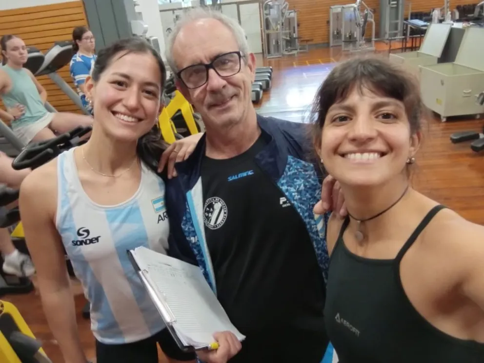 Daniela Díaz regresó a Bariloche con una gran experiencia sumada. Fotos: gentileza.