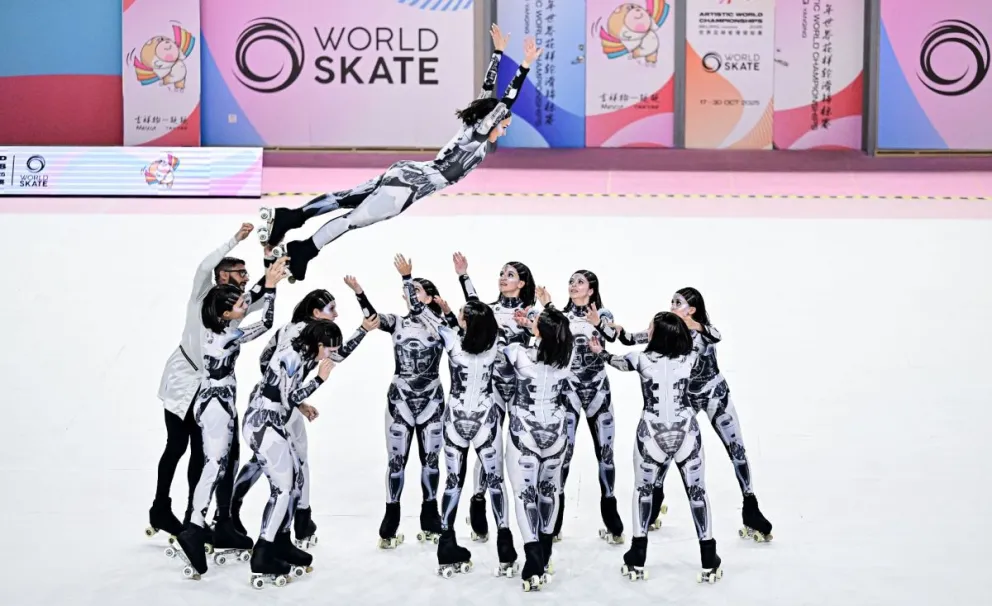 Romina Arenas vivió una experiencia inolvidable en China. Foto: World Skate. 