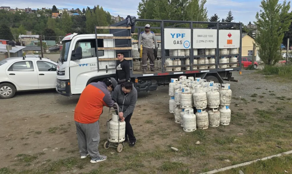 El reparto de garrafas demandó una inversión superior a los 2 mil millones de pesos. Foto: ilustrativa Gobierno de Río Negro.