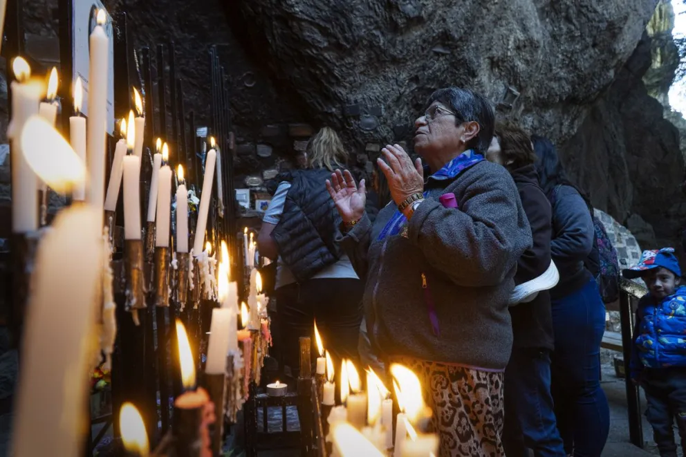 Todo preparado para vivir una nueva peregrinación hacia Virgen de las Nieves. Foto archivo: Marcelo Martínez