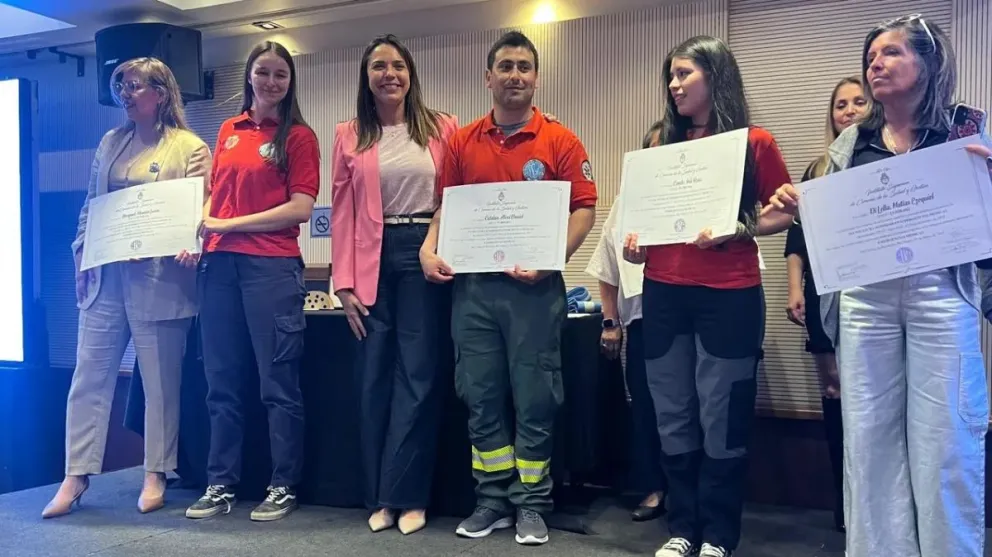 El acto se vivió en un ambiente cargado de emoción. Foto gentileza