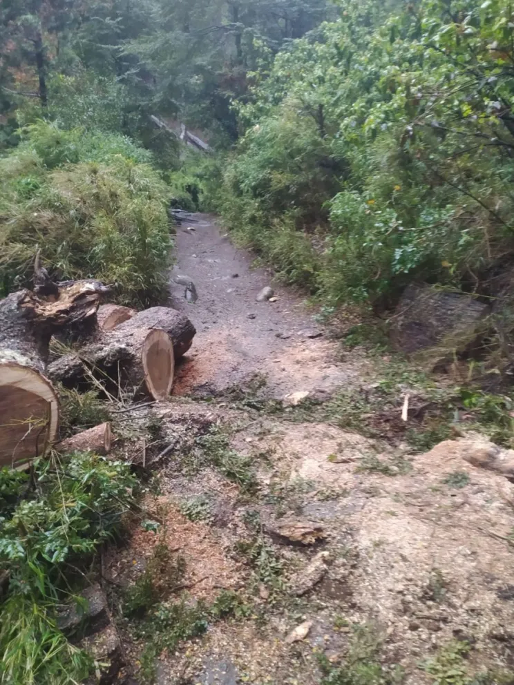 Recomiendan evaluar las condiciones climáticas antes de emprender una caminata por la zona. 