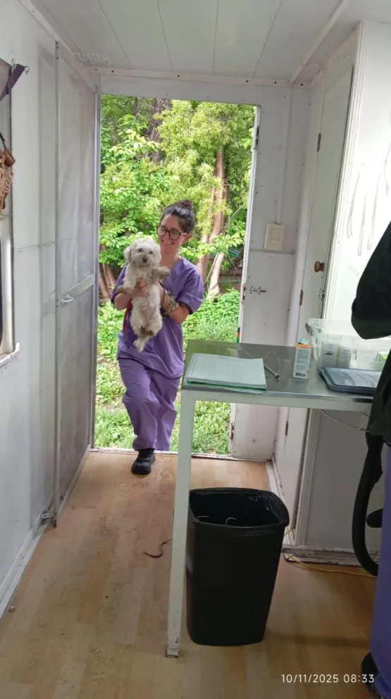 El quirófano móvil se instalará en Chazarreta 7368 del barrio Virgen Misionera. Foto: Municipalidad de Bariloche.