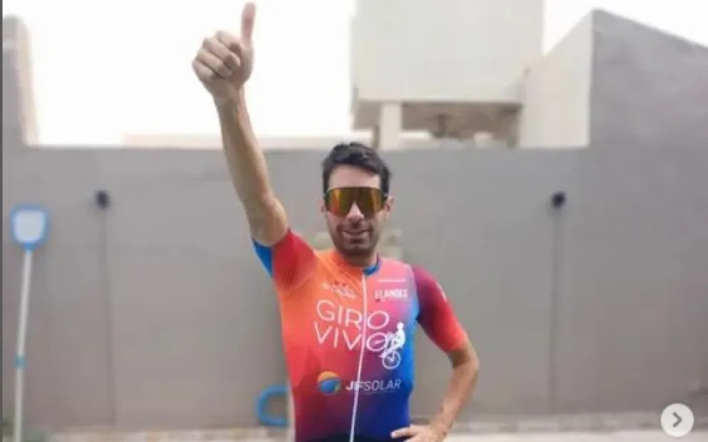 Denis está realizando una gran "Vuelta al Valle" y buscará terminar bien arriba. Foto: gentileza.