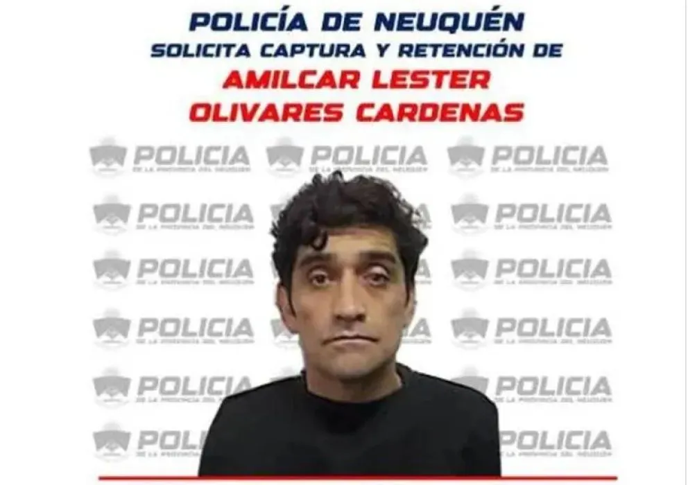 El prófugo se fugó el pasado domingo del penitenciario Colina II de Santiago de Chile. Foto: Policía de Neuquén.