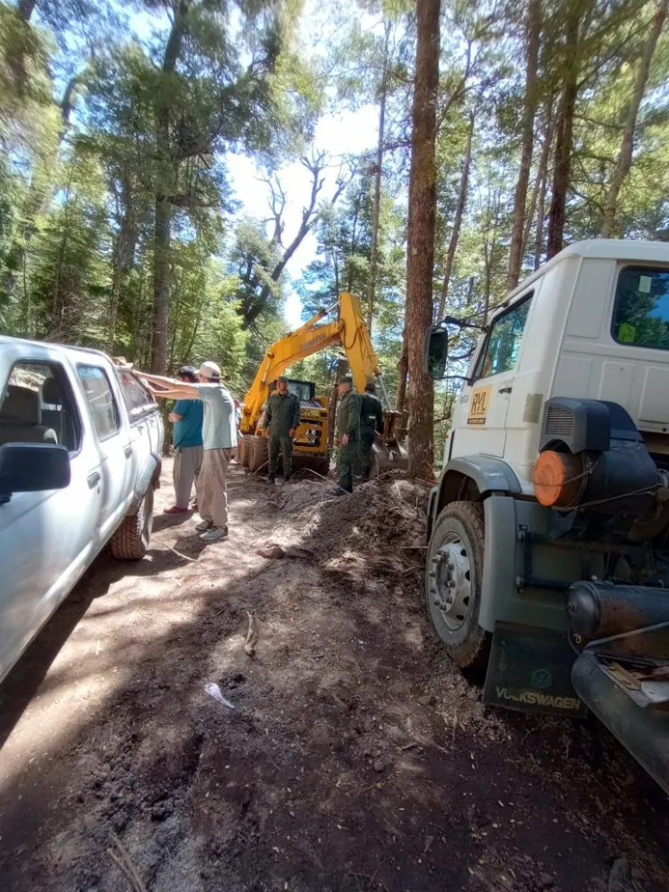 Según detallaron las autoridades, los trabajos implicaron un fuerte impacto ambiental. Foto gentileza PNNH