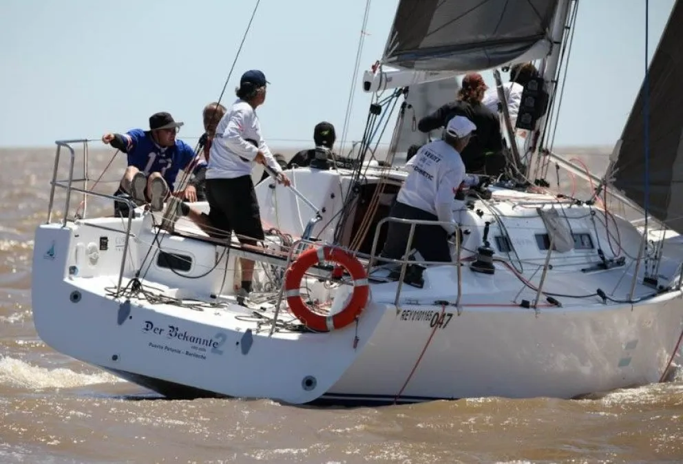 La embarcación barilochense brilló y es campeona nacional. Foto: gentileza.