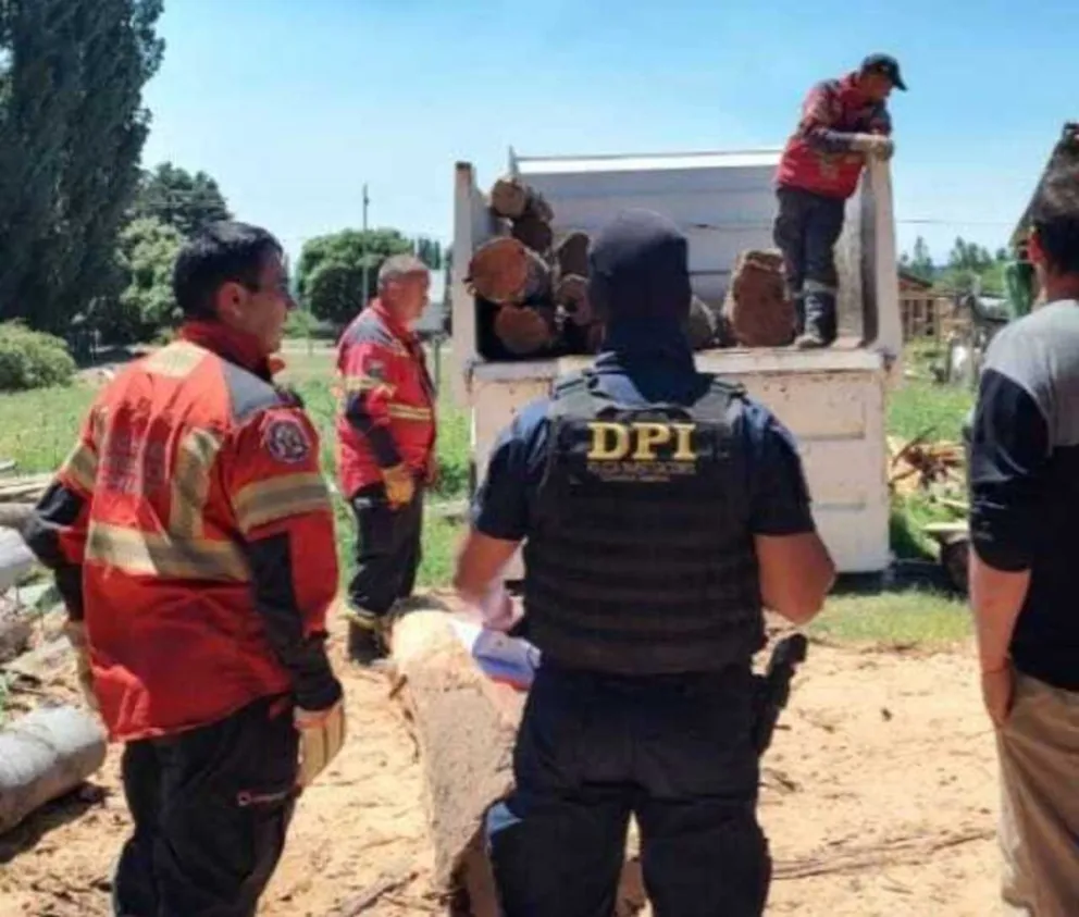 Más de 50 efectivos de la Policía del Chubut participaron del operativo "Escudo Ecológico". Foto: Policía de Chubut.