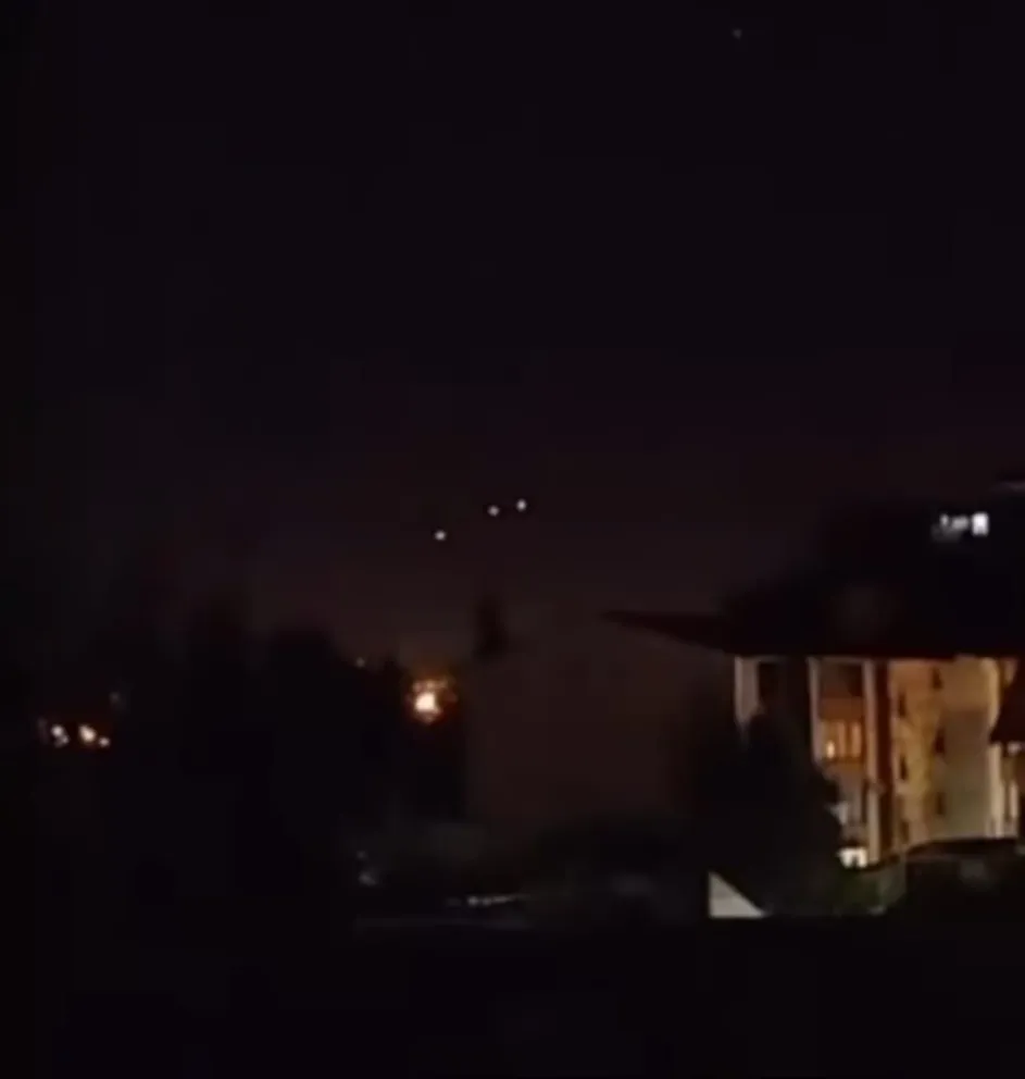 El fenómeno se pudo observar ayer martes, alrededor de las 23 horas. Foto: Gentileza.