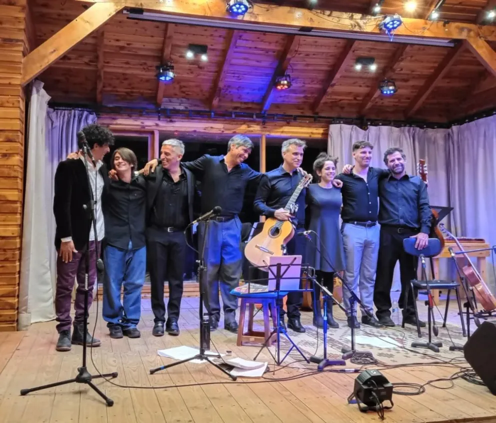 La función en el Camping Musical estuvo cargada de alegria, emociones, encuentros. Foto gentileza. 