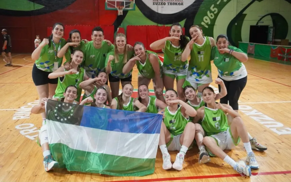 El básquet femenino sumó el oro. Río Negro es otra vez campeón. Fotos: gentileza.