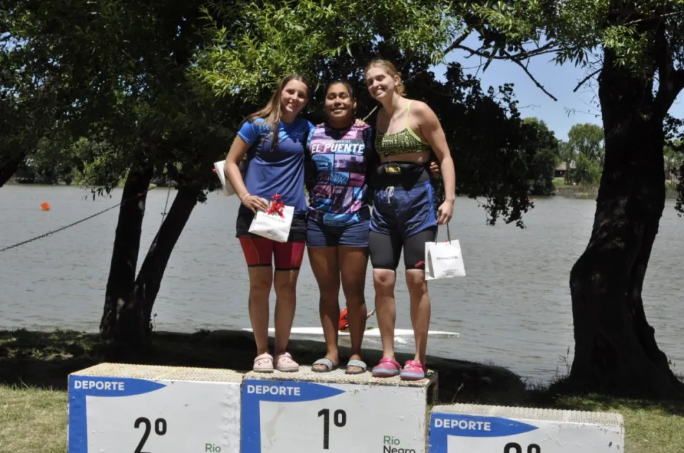 Mayte y dos grandes podios en el Valle Inferior. Fotos: gentileza.
