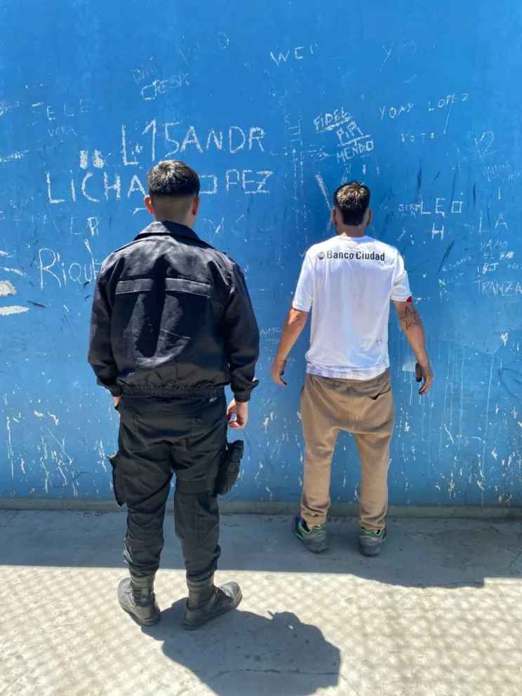 El hecho ocurrió en la calle Periodistas Argentinos. Foto: Policía de Río Negro.