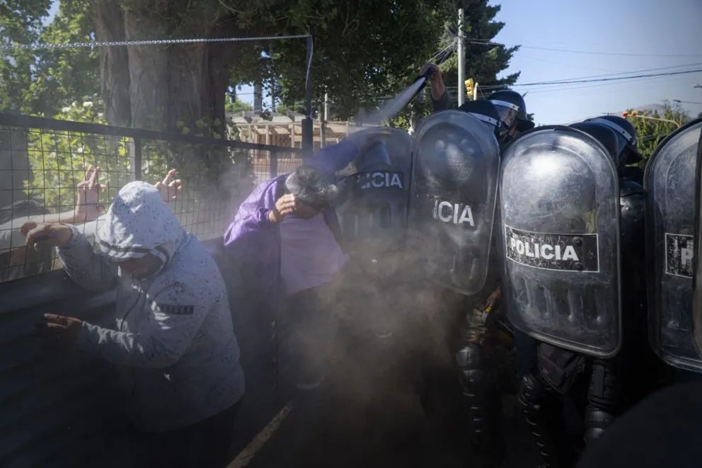 El desalojo se llevó a cabo esta mañana. Fotos: Marcelo Martínez