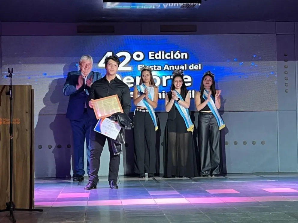 Dante Pizzuti, el mejor Deportista del Año 2025. La Fiesta Anual del Deporte local tuvo su esperado regreso. 