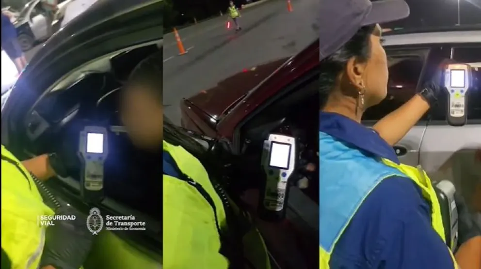 A pesar de las indicaciones los conductores siguen manejando luego de haber ingerido alcohol. Foto gentileza 