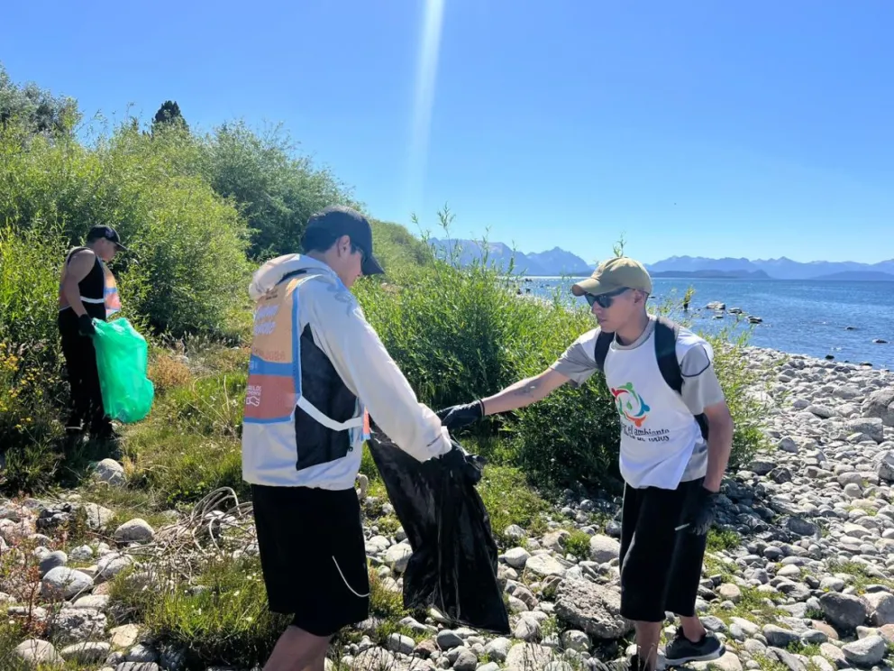 El próximo sábado será el turno de una nueva jornada de limpieza. Fotos: Municipalidad de Bariloche.