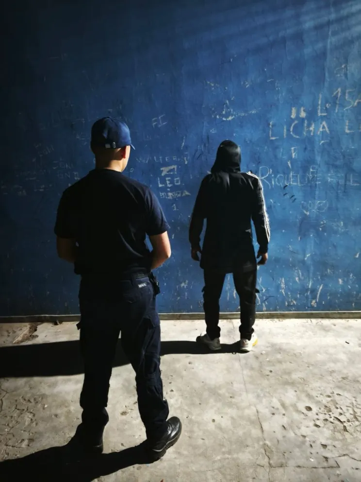 El sujeto había sido detenido el día antes, también por robar. Foto: Policía de Río Negro