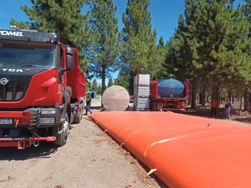 Transito normal aunque con precaución en la zona de los incendios. Foto gentileza 